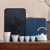 海浪提樑壺茶具大套組—漸變藍 × 1個