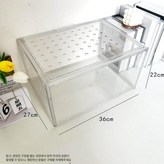 완전 투명 케이지 자석 도어 × 1개