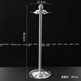 6掛鉤不鏽鋼廚具架:201不鏽鋼系列(無logo × 1個