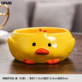陶瓷鴨子菸灰缸黃色(大號):如圖 × 1個