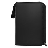 黑色【4宮格50透明內頁 400卡位】 × 1個