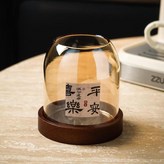 琥珀玻璃果叉罐 × 1套