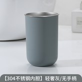 【304不鏽鋼內膽】石灰石*無手柄:201-300ml × 1個