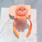 보송보송 문어머리띠-오렌지 × 1개