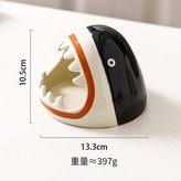 黑色鯊魚頭 × 1個