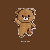 1#招手熊【1個裝】自粘款 × 1個