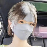 遮全臉防曬面罩帶透氣孔（淺灰色）,均碼 × 1個