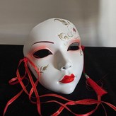 全臉 虞美人- 紅色流蘇帶 × 1個