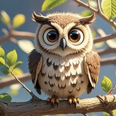 귀요미 부엉이40*50CM