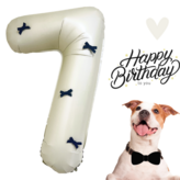 블랙리본 70cm 숫자 7