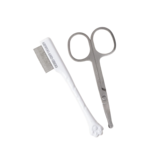 화이트 (눈꼽빗+손질가위) × 1세트