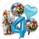 4. 5pcs ballons -4 × 1개