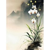 30*40cm 원단형 난초선택1 × 1세트
