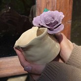 玫瑰花直筒杯-紫色,201-300ml × 1個