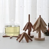 선택:원목 냄비받침 다크우드 × 1개