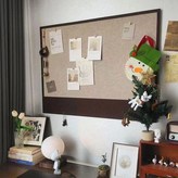 深駝色咖色邊框加厚加密板,小號無邊框高20*30長無背膠工字釘 × 1個