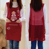 망사-소녀앞치마-와인 × 1개