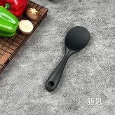 木質手柄 - 食品級矽膠飯勺₳ × 1個