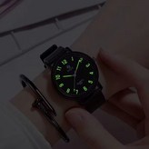 Pvc夜光全數字黑盤大號單手表 × 1個