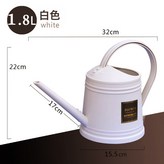 仿鐵皮澆水壺白色(矮款)【不帶花灑】:如圖所示 × 1個
