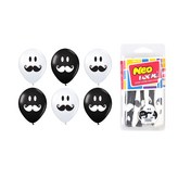 16.수염블랙화이트단면(6pcs)