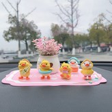 小黃鴨6個+盆栽+粉色防滑墊(帶無痕膠):如圖 × 1個