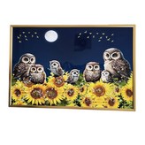 20x30 부엉이가족해바라기