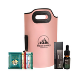 【粉色】泡腳桶+生薑精油 送足浴包 × 1個