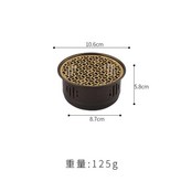 小號圓形溫茶爐 古銅色 × 1套