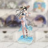 夏日海灘邂逅【女漂】雙插大立牌16cm+印刷底座 × 1個