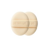 橢圓形 遮瑕款粉撲(膚色2入)