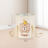 5層加厚 無蓋款 小熊足浴桶 × 1個