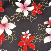 客家花布-油桐花-黑色 × 1個