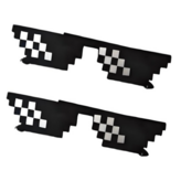 검정&흰(2줄픽셀 선글라스)