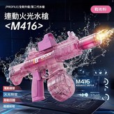 櫻花粉 火光冰淇鼠電動連發水槍 單電套裝 × 1個