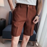 咖啡色短褲 高質感28 推薦80-90斤 × 1個