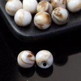 蜜蠟白【10mm】旗袍盤扣 × 1個