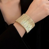 金色-纏繞條絲開口手鐲 × 1個