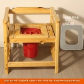 빨간 손잡이 통 뚜껑 맞춤 패드 팔걸이 × 1개