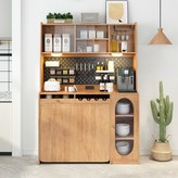 1.2米原木色洞洞板餐桌櫃 × 1個