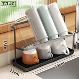 日式斜掛杯架小號(黑色):如圖 × 1個