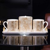 황산컵 금테+사각 받침 × 1개