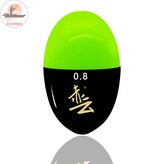 橢形【遠投】款綠色/單個漂無電池,1.5【吃鉛5.6克】 × 1個