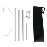 7) Silver C-shaped Hook × 1개