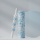 奶油白,30cm泡沫軸【點陣式按摩】+拉力器 × 1個