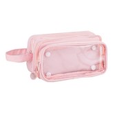 粉【痛層可拆｜分隔收納】 × 1個