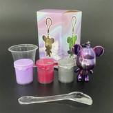 紫+玫紅+銀 (盒裝),兔子-8cm × 1個