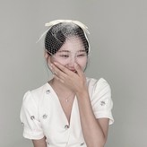 13. 리본망사 페이스베일 × 1개