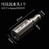 結晶款 純鈦無網沉水頭 單頭 × 1個