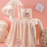 마이 멜로디 3종(헤어타올+수건+바스타올) × 1세트